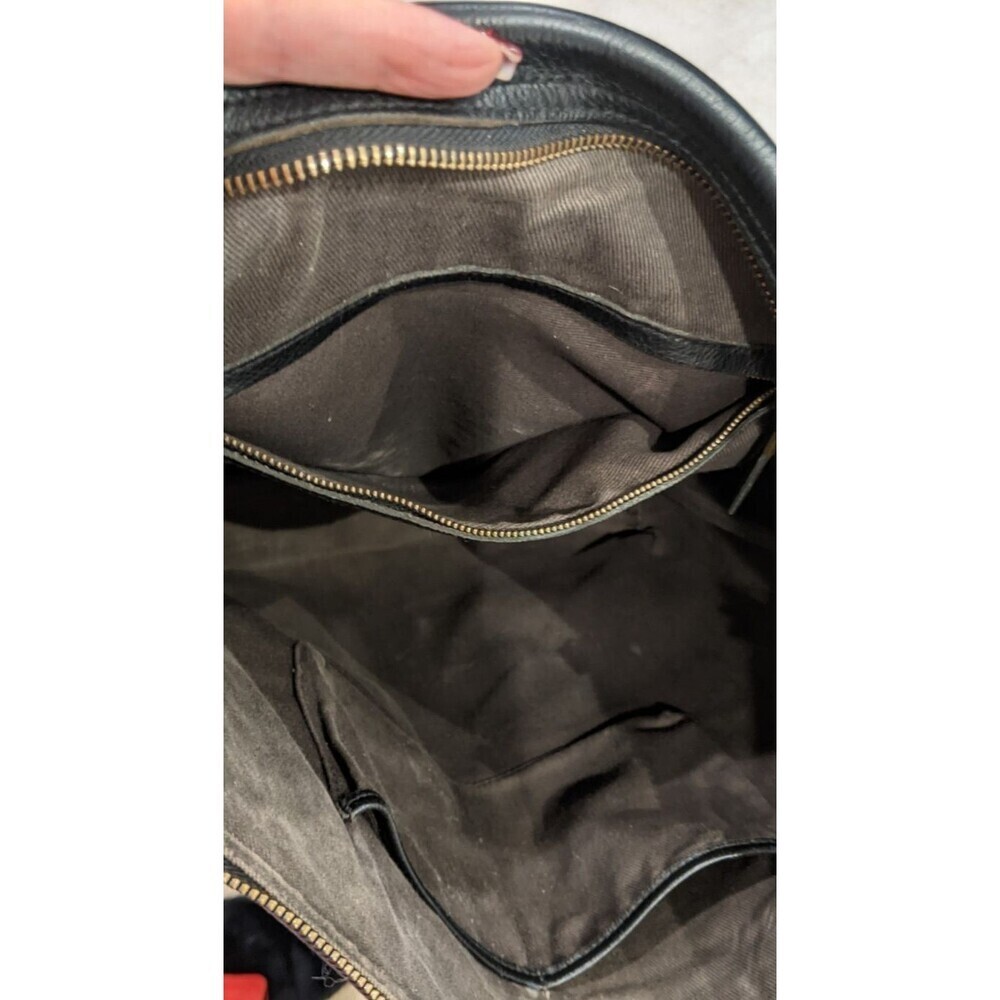 MADEWELL The Transport Satchel Large Black Leather Tote with Front Pockets - Picture 16 of 16